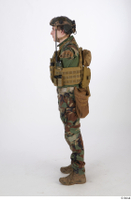  Photos Casey Schneider Army Dry Fire Suit Uniform type M 81 Vest LBT 6094A standing t poses whole body 0002.jpg